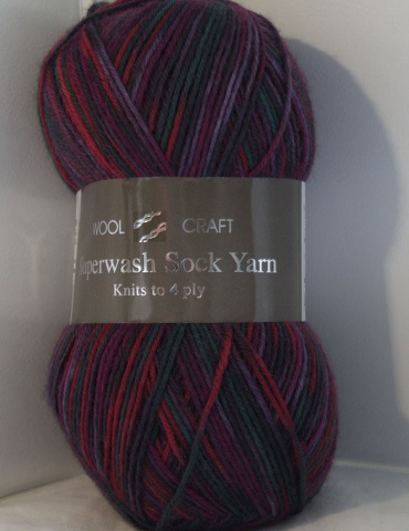 Superwash Sock Wool Harlequin